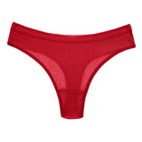 10PCS Women's Panties Set Simple Striped Thongs Female Cotton Underwear Sexy Lingerie Comfortable Sports G-Strings Underpants - Waraqah