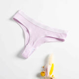 10PCS Women's Panties Set Simple Striped Thongs Female Cotton Underwear Sexy Lingerie Comfortable Sports G-Strings Underpants - Waraqah