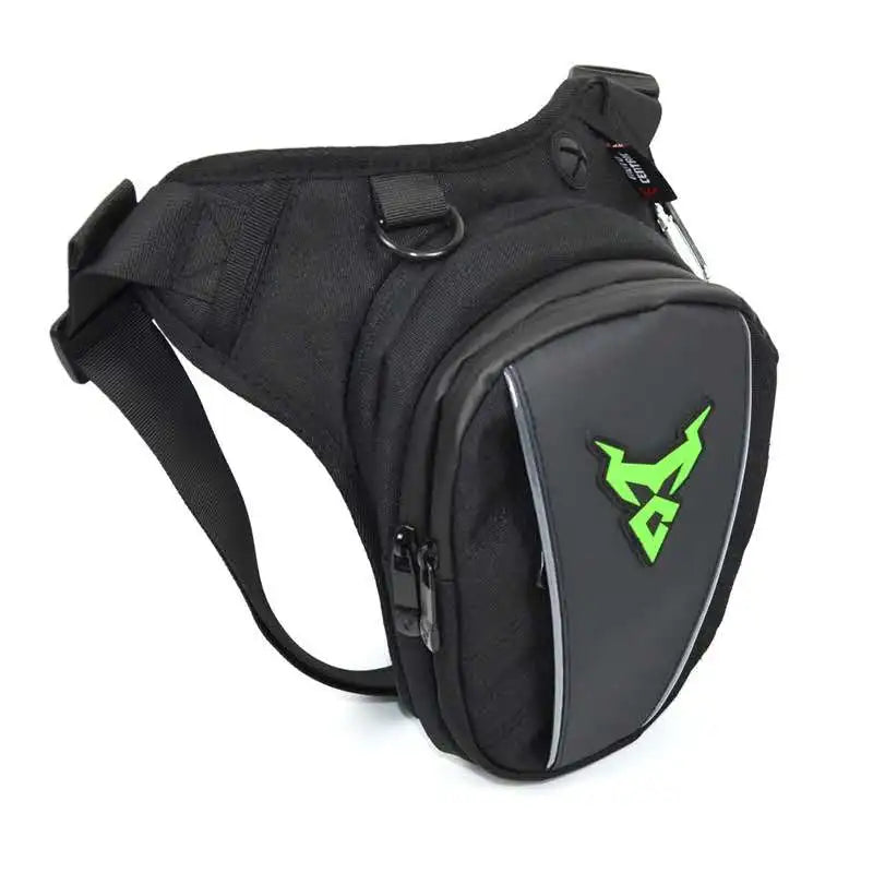 Fashion Waterproof Leg Bag Motorcycle Gloves Luggage Ride Bag Outdoor Casual Waist Bag Fanny Pack Bag Moto Bike Hip Belt Bag - Waraqah