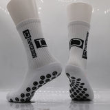 6 Pairs of Football Socks Sports Socks Men's Mid-calf Socks Silicone Non-slip Dot Socks Basketball Yoga Socks - Waraqah