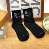5pcs Women Mid Length Socks Cute Versatile Autumn Winter Boat Socks Sports Women's Socks Sweat Absorption Odor Prevention - Waraqah
