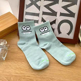 5pcs Women Mid Length Socks Cute Versatile Autumn Winter Boat Socks Sports Women's Socks Sweat Absorption Odor Prevention - Waraqah