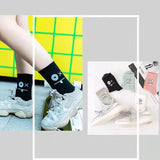 5pcs Women Mid Length Socks Cute Versatile Autumn Winter Boat Socks Sports Women's Socks Sweat Absorption Odor Prevention - Waraqah