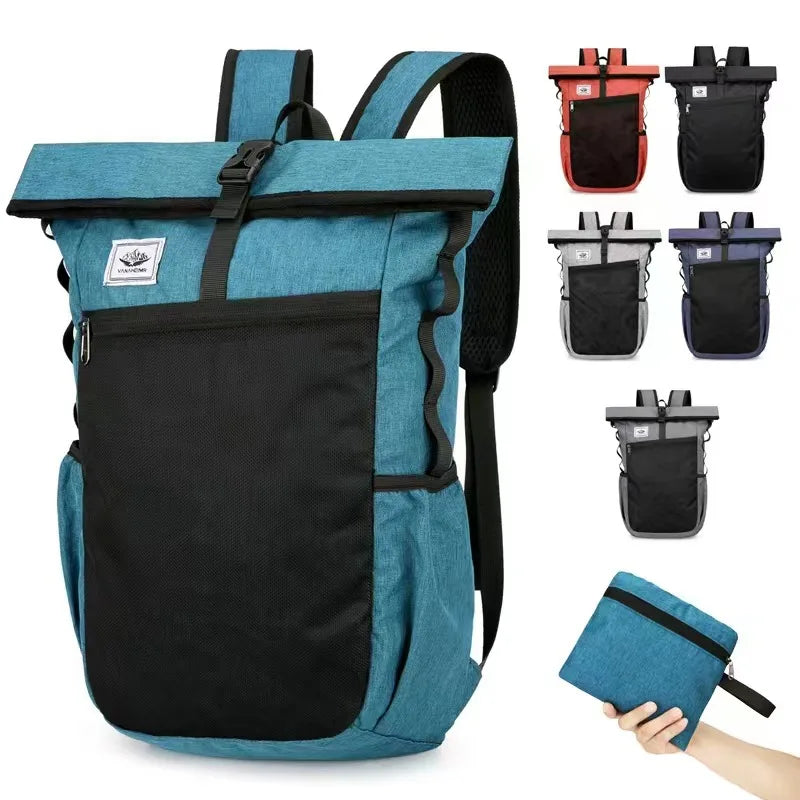 Climbing Camping Outdoor Bags Travel Backpack For Men Women Sport Foldable Hiking Trekking Camping Shoulder Lightweight Bag - Waraqah