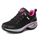Women Sports Shoes Platform Sneakers Fashion Outdoor Hiking  Non-Slip Casual Shoes Low Top Running Shoes Women Footwear - Waraqah