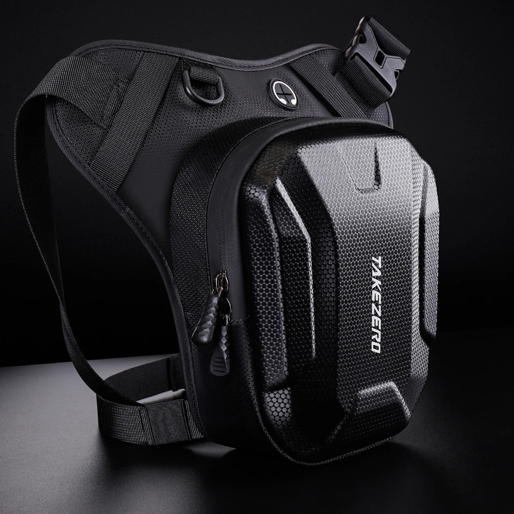 Motorcycle Leg Side Bag Travel Bag Waterproof Motorbike Waist Leg Bag Outdoor Sports Casual Fanny Pack Men Women Hip Bum Pack - Waraqah