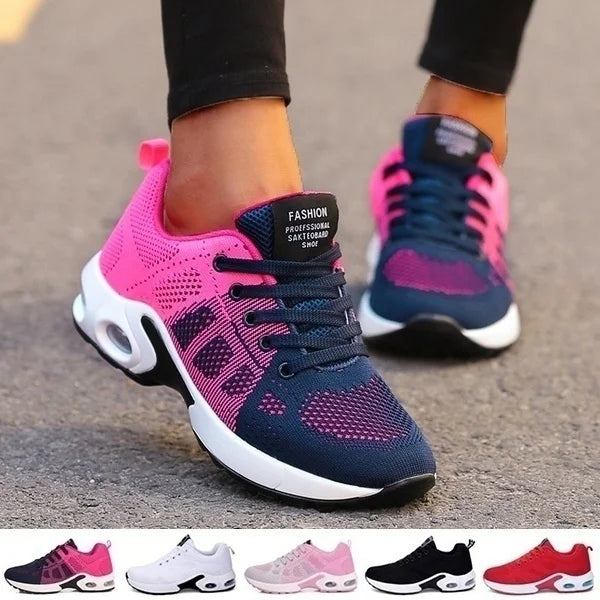 Women Running Shoes Breathable Casual Shoes Outdoor Light Weight Sports Shoes Casual Walking Sneakers Tenis Feminino Shoes - Waraqah