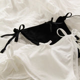 SP&CITY Spicy Girl Lace Up Sexy Women's Underwear Cute Bow Cotton Traceless Student Panties Female Breathable Seamless Briefs - Waraqah